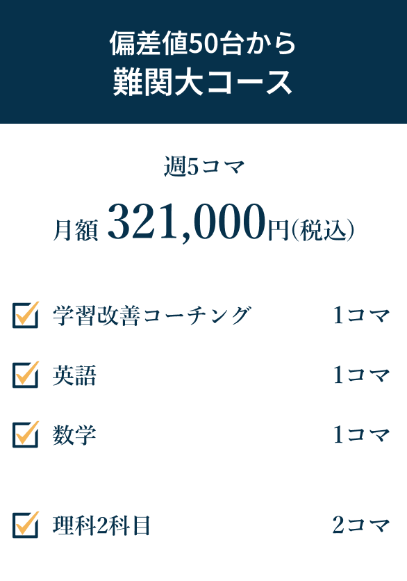 既卒生向け 難関大コース